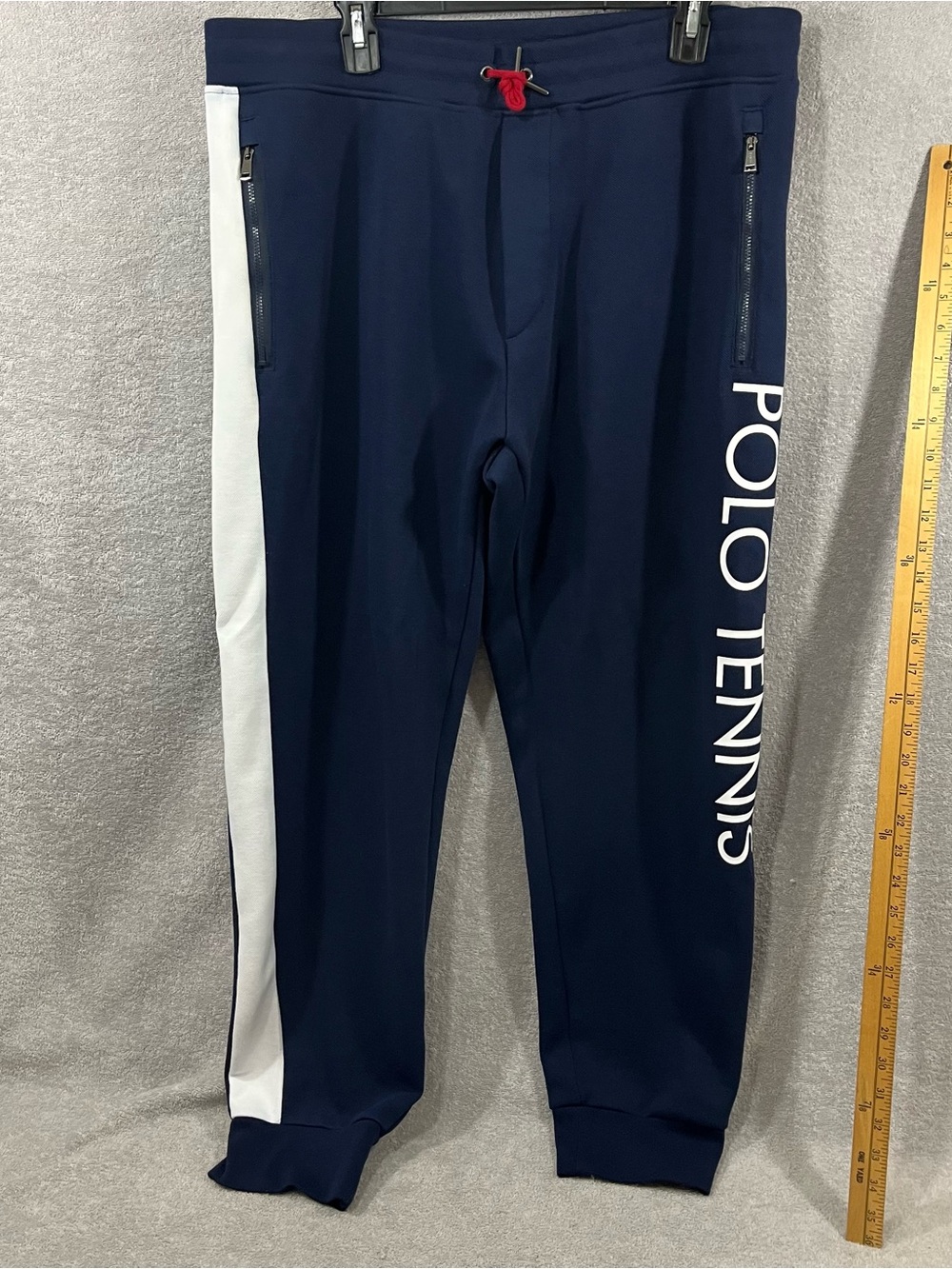Polo Ralph Lauren Men Polo Tennis Sweatpants Jogger Pant Size XXL Spellout